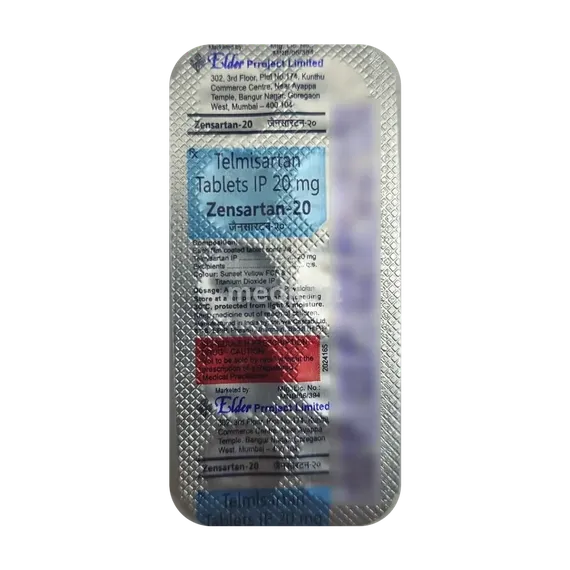 zensartan 20mg tablet 10's